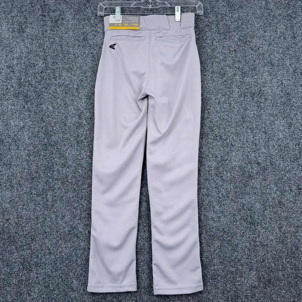 Easton Pro+ Baseball Pants Youth Medium YM 100% Polyester Grey